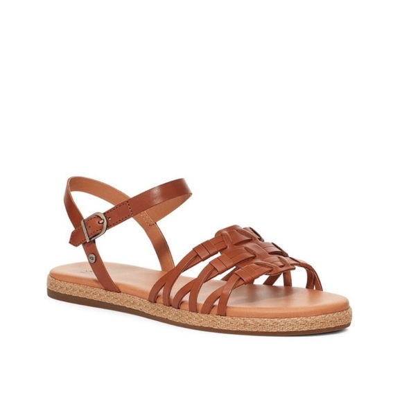 UGG Larisa leather strappy Sandals brown sz 8Brand New No box